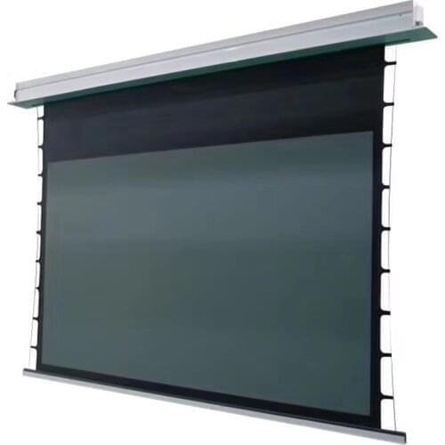 160-inch 16:9, 4K Tensioned Electric Motorized Projection Projector Screen,with Ambient Light Rejecting Screen material