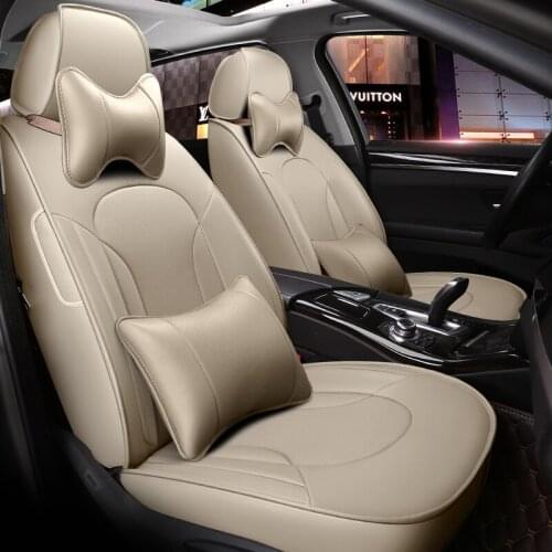 Custom Leather car seat covers For auto toyota avensis rav4 citroen granta kia lada mazda automobiles car accessories styling