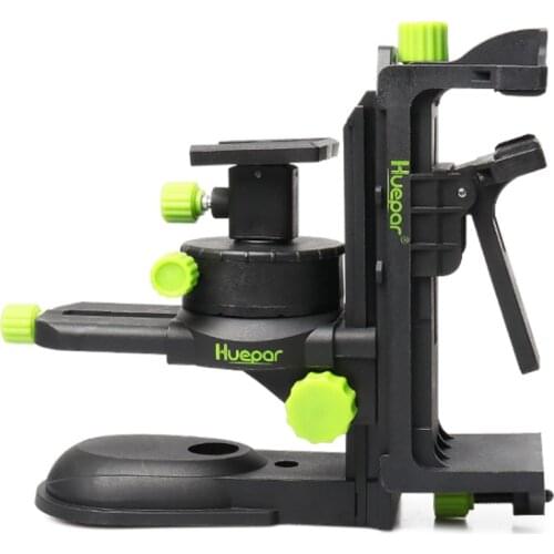 Huepar Fine-Tuning Bracket Level Adapter Multifunctional Magnetic Pivoting Base with Adjustable Clip 360° Adjustable Tool
