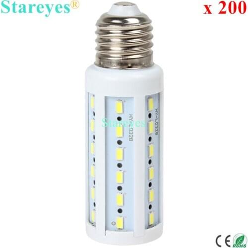 FedEX Free shipping 200 pcs 12W 42 LED 5630 5730 SMD E27 E14 B22 LED Corn Bulb corn Light Maize Lamp Lighting Warm/Cool White