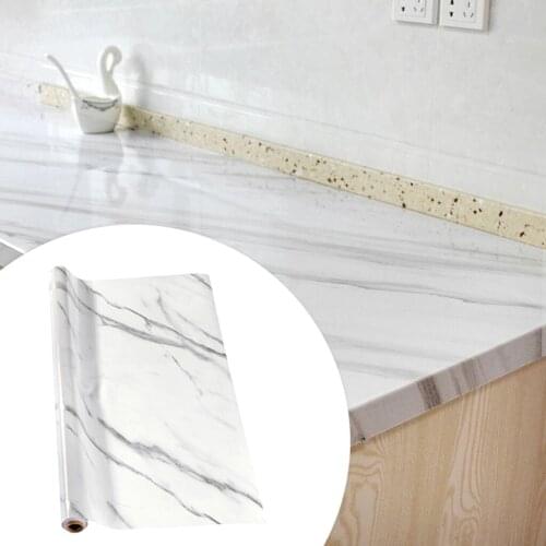 Marble Paper Worktop Self Adhesive Sticker Wallpaper Wrap Furniture Decor