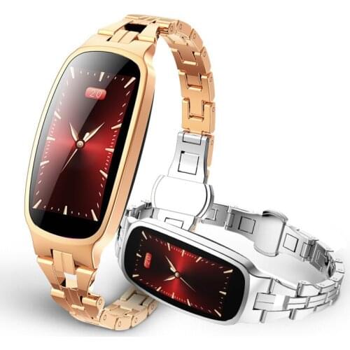 New Fashion B72 Smart Bracelet Watch Steel Heart Rate Blood Pressure Monitor Sports Health Tracker Smartband Pedometer Wristband