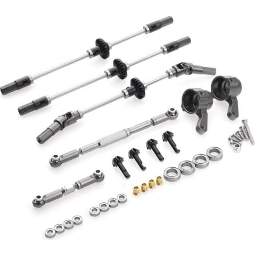 Upgrade Steel Gear Bridge Axle Gears for WPL B14 B24 C14 C24 C34 C44 B16 B36 Q60 1/16 RC Car Spare Parts