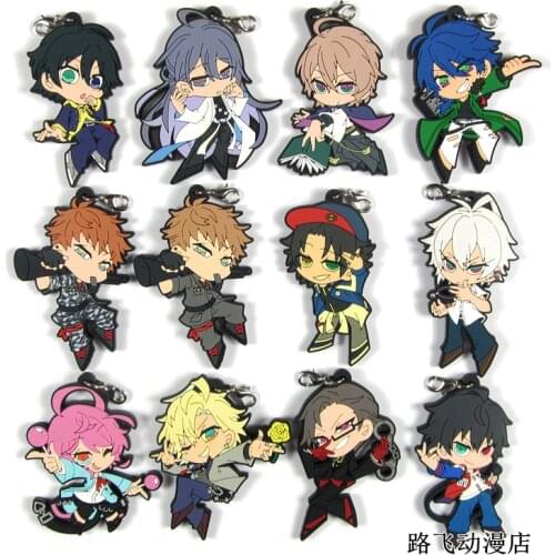 HypnosisMic -Division Rap Battle DRB Original Japanese anime figure rubber Silicone mobile phone charms/key chain/strap