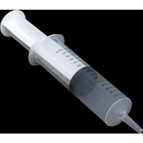 Plastic Reusable Big Large Hydroponics Nutrient Health Measuring Syringe Tools 150ml