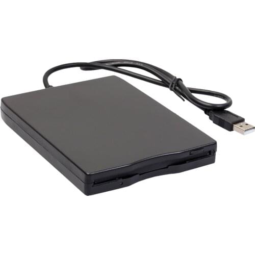 USB Portable Diskette Drive 1.44Mb 3.5" 12 Mbps USB External Portable Floppy Disk Drive Diskette FDD for Laptop