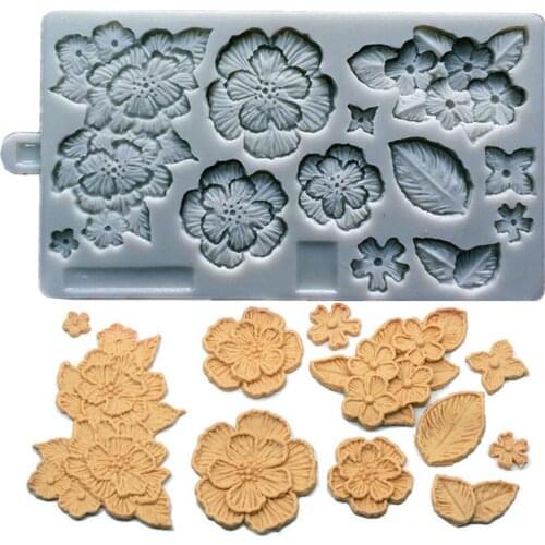 Embossed embossed silicone mold decoration tool chocolate mold cake, Gumpaste mold, Sugarcraft, kitchen utensils