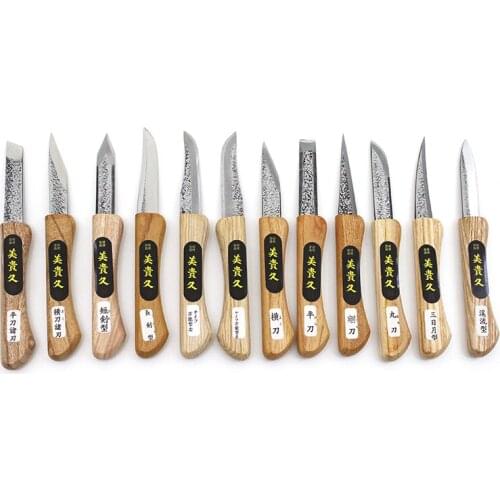 Grafting Carving Knife Handmade Floral Gardening Fruit Wood Carving Root Carving Steel Handheld Knife Woodworking Tools