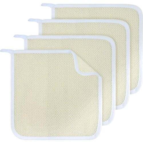 Sunland Exfoliating Face Body Wash Cloths Towel Soft Weave Bath Cloth Exfoliating Scrub Cloth Massage For Women Men 6 Pack