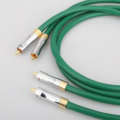High Quality A54 High Quality 2328 Pure Copper HiFi Audio cable RCA interconnect cable Audiophile RCA TO RCA Audio Cable