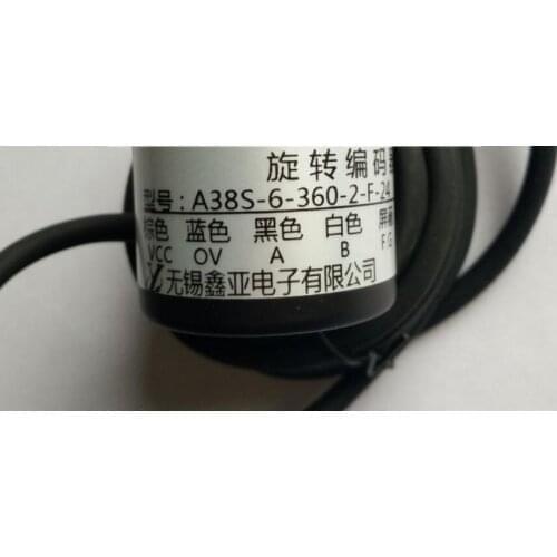 Wuxi encoder A38S-6 series 3 phase 24v Solid shaft incremental photoelectric rotation Complementary output