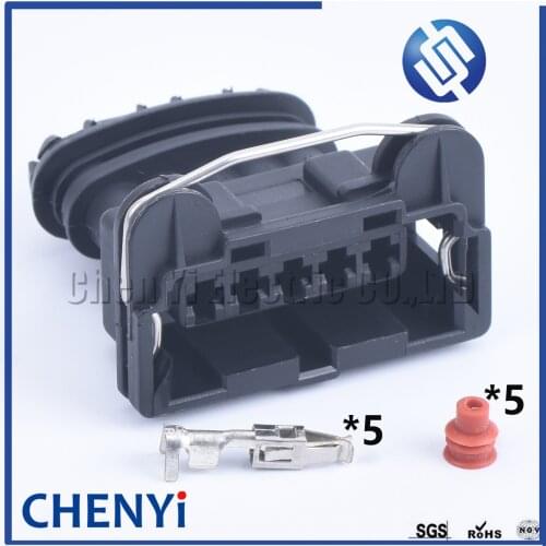 1 set 5 pin tyco Amp TE Sealed Female Junior Power Timer JPT Connector Plug 282193-1 For VW