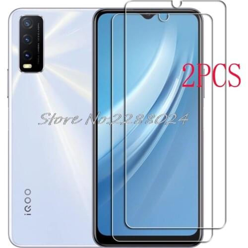 2PCS FOR Vivo iQOO U1x Tempered Glass Protective On Y20 Screen Protector Film Cover