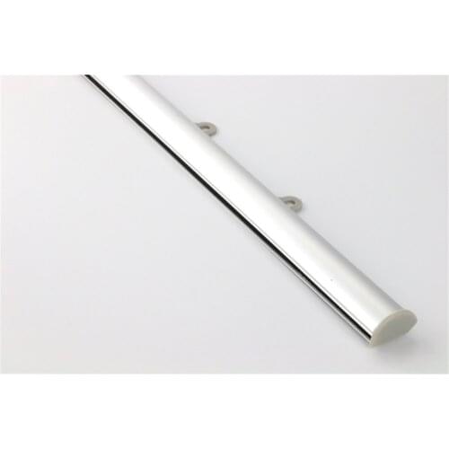 80cm Aluminium Semi open poster banner holder strip supermarket logo advertising label holder snap rail strip Poster Frame