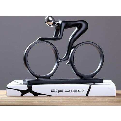 Abstract Modern Decoration Simple Resin Creative Rider Home Furnishing Office For Living Room TV Cabinet Art Sculpture Figure