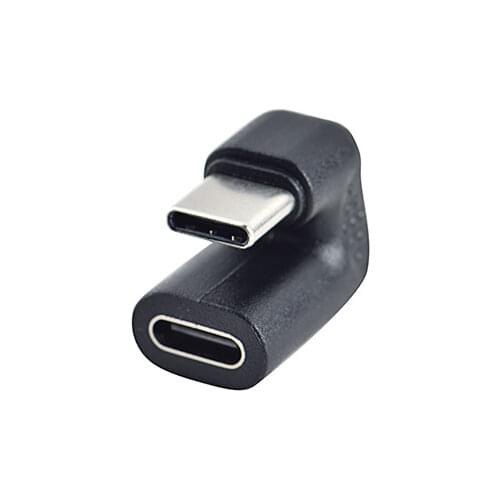 180 Degree Right Angle USB 3.1 Type C Male To Female USB-C Converter Adapter for Smart Phone for Samsung Xiaomi Huawei