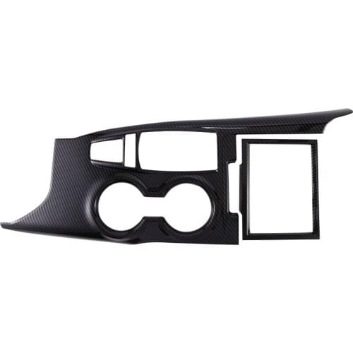 For Camry 2019 Style Interior Center Console Gear Shift Box Panel Cover Decorative Car Trim Abs Carbon Fiber