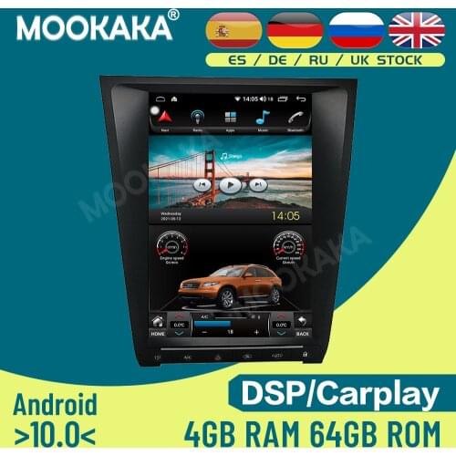 For Lexus GS Android 10.0 128G Car Multimedia Player GPS Navigation Auto Radio Stereo Head Unit Recorder Audio DSP