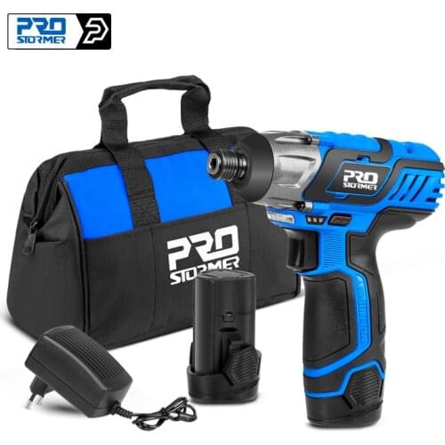 12V Electric Screwdriver Mini Wireless Power 100NM Cordless Drill Lithium Battery Hand Driver Hexagon Power Tool by PROSTORMER