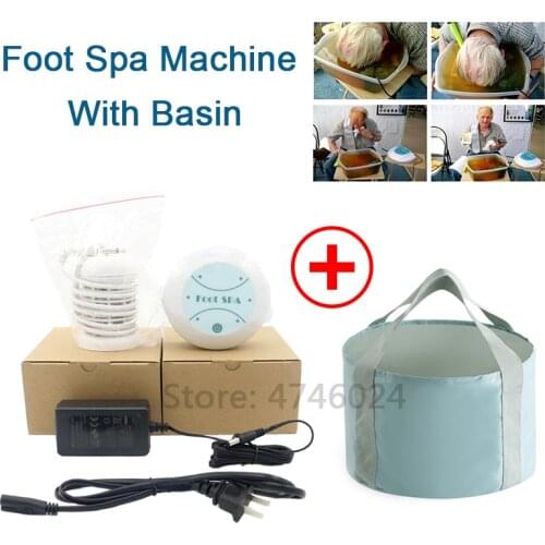 Hot Detox Foot Massage Machine Foot Spa with basin Ion Cleanse Foot Massage Ionic Aqua Cell Spa Machine Detox Foot Bath Aqua Spa