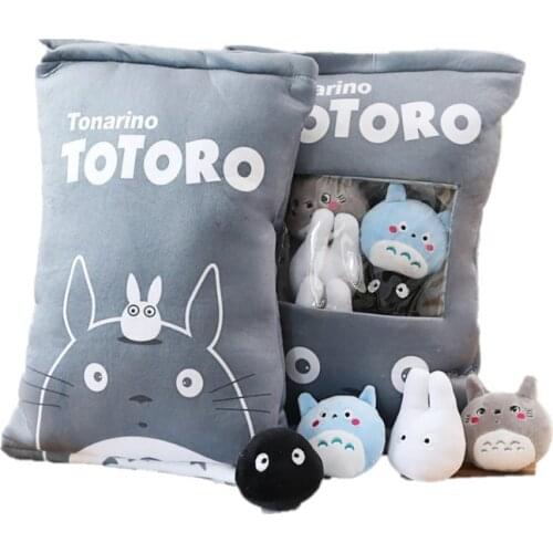 Creative Snack Pillow Plush Bag Pudding Toy Mini Animal Corgi Chinchilla Penguin Ball Doll Fruit Banana Strawberry Bag Cushion