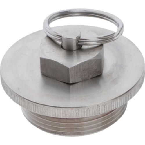 Stainless Steel Beer Keg Lid Threaded Beer Growler Keg Lid Cap