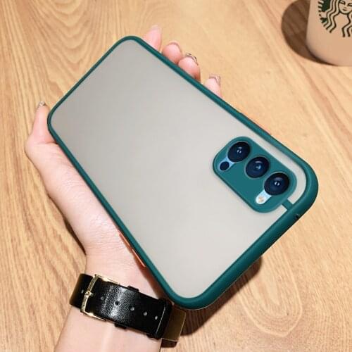 Matte Hard PC Phone Case For OPPO Reno 5 Pro Plus Pro+ 4Z 4 Cover Case For OPPO Find X3 Pro X2 Lite Neo Realme 7 5G GT X7 Q2 Pro