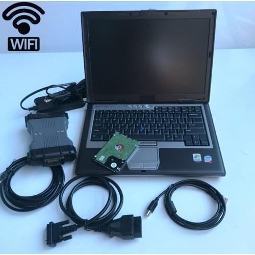 MB star c6 SD C6 Used laptop D630 4G HDD 2019.12v DoIP Diagnosis wifi Multiplexer with Software V12/2019 mb star diagnosis tool