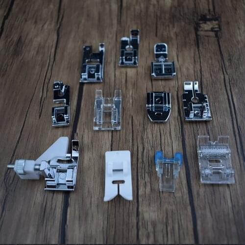DIY Domestic Household Sewing Machine Set Presser Foot Feet for Brother Singer for 11Pcs High Quality Home Sewing Accessories