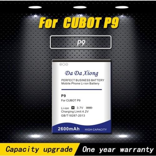 New High quality 2600mAh P9 Mobile Phone Battery use for CUBOT P9 battery Phone Battery