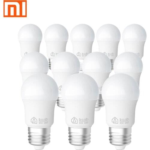 Original xiaomi Zhirui LED bulbs Mijia custom E27 universal large screw 6500k white light Energy efficient bedroom writing light