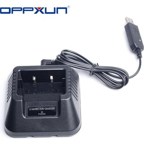 Original USB Adapter Desktop Charger UV-5R Series Walkie Talkie Two Way Radio UV5R BaoFeng Li-Ion Battery Charging Accessories
