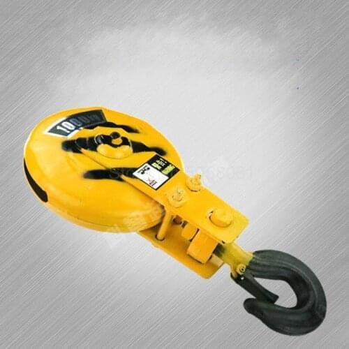 Hoist lift hook 1T2T3T crane driving hoist under the Construction tools