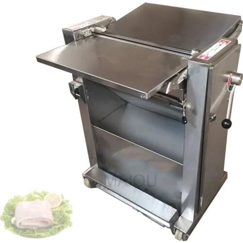 Hot Sale Adjustable Pig Pork Skin Peeling Machine Meat Peeler Processing Machine