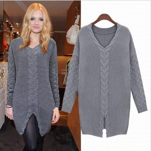 Gray Spring Autumn Brown Dress Women Plus Size Loose Fashion Casual High Quality Ladys Clothing Free Shipping