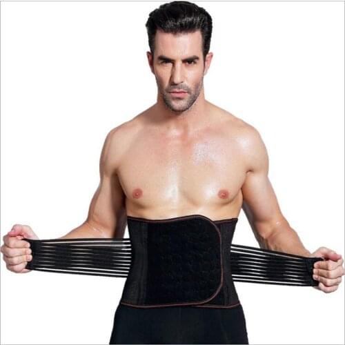 Stabilizing Lumbar Lower Back Brace Support Belt Dual Adjustable Straps Breathable Mesh Panels Posture Corrector