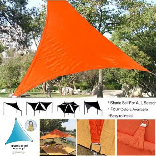 Outdoor Camping Awning Portable Shelter Sunshade Tent Waterproof Folding Triangle UV Protection Shade Sail Patio Garden Sunshade