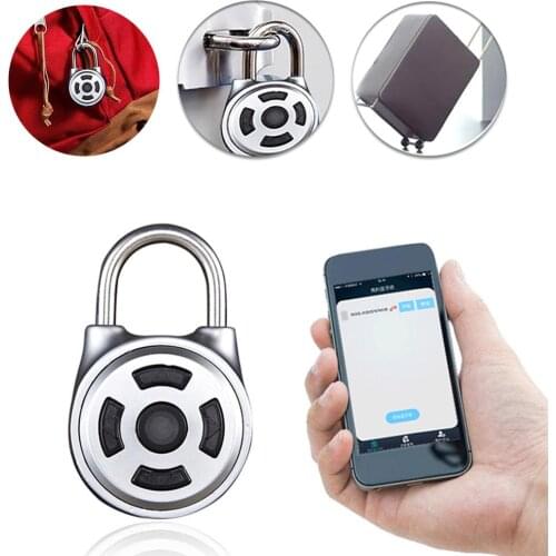 APP Intelligent Password Lock Android iOS APP Unlock Anti-Theft Security Combination Padlock Indoor