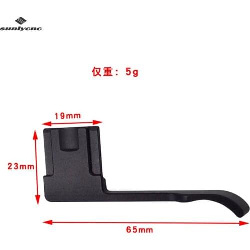 Thumb Rest Thumb Up Grip Thumb Grip Aluminium Alloy Hot Shoe Cover For RICOH GR3 GRIII fuji X70 Camera