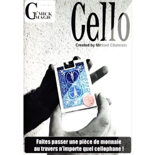 Cello (Gimmick+DVD) By Mickael Chatelain - Trick Street Magic Props Illusions Close up Magic Comedy Magician Magia Toys Mind