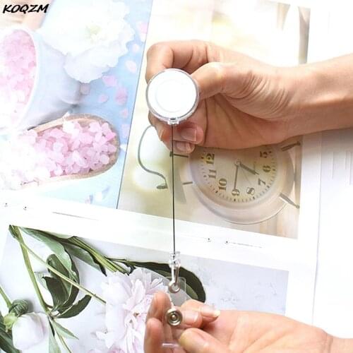 High Quality Retractable Hospital Nurse Badge Holder Reel Cartoon ID Card Holder Keychains 2021 New Design