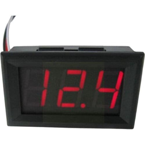 0.28'' 0-100V 10A LED Digital Voltmeter Ammeter Blue Tester Volt Voltage Meter Amp Detector LED Monitor Car Panel Current R K4Y2