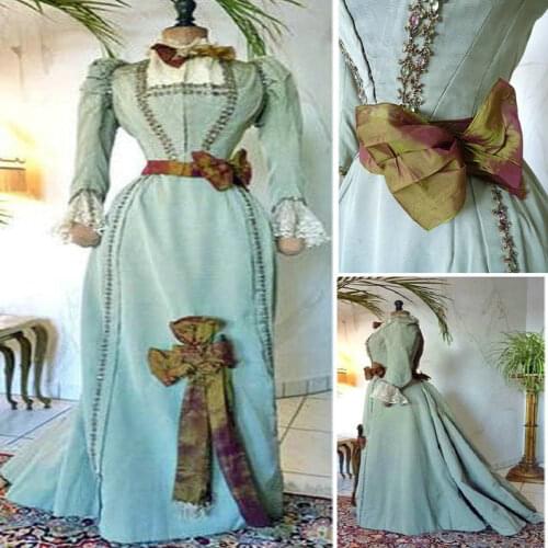 18 Century Civil War Southern Belle Gown evening Dress/Victorian Lolita dresses/scarlett dress US6-26 SC-995