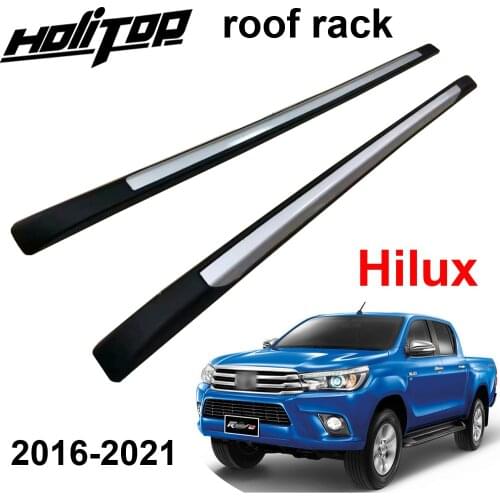 OE roof rack roof bar rail luggage bar for Toyota Hilux REVO,thicken aluminum alloy,5years' SUV safe supplier, welcome to buy