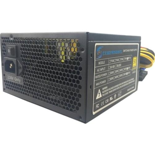 600W ATX 12V Gaming PSU 600W Computer PC Power Supply Computer PC CPU Power Supply 20+4pin 120mm Fans PCIE SATA Desktop Power