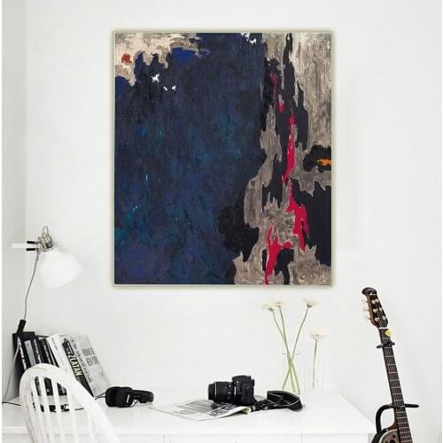 Clyfford Still《PH-234-1948》Abstract Canvas Oil Painting Artwork Poster Picture Wall Hanging Decor Home Living Room Decoration