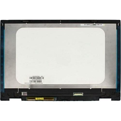 For HP Pavilion X360 14-dw 14m-dw series 14.0'' HD or FHD LCD Touch Screen Digitizer Replacement Assembly +with Bezel