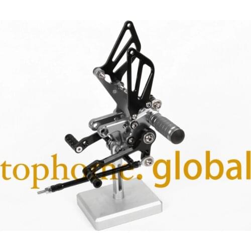 For Suzuki SV650 SV650S 1999 - 2009 CNC Motorcycle Rearsets Foot pegs Rearset Black&Grey 2008 2007 2006 2005 2004 2003 2002 2001