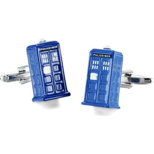 DY new high quality fashion men French shirt Cufflinks Mens dress shirts all-match classic design style blue house Cufflinks