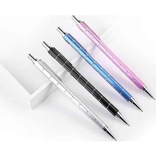 Ellen Brook 1 PCS Cute Kawaii Grid Press Automatic Mechanical Pencil School Office Supply Student Stationery Gift